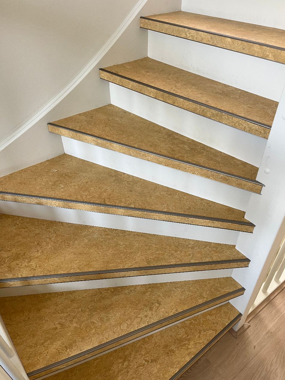 Bijzondere pvc trapbekleding