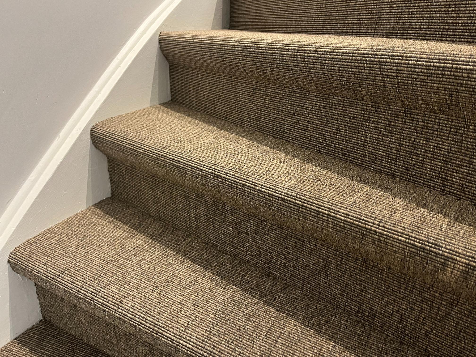 trap laten bekleden met sisal